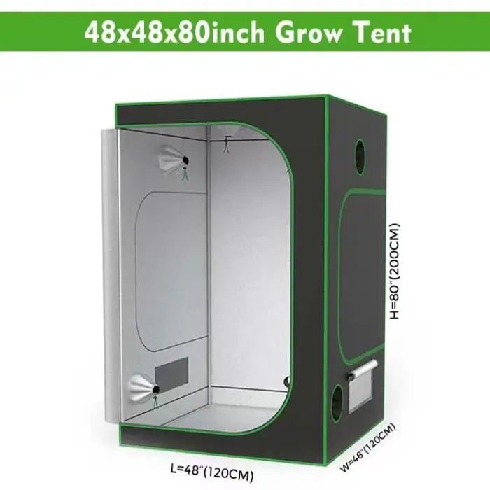 Indoor Garden Complete Grow Tent Kit Box with Led Lights