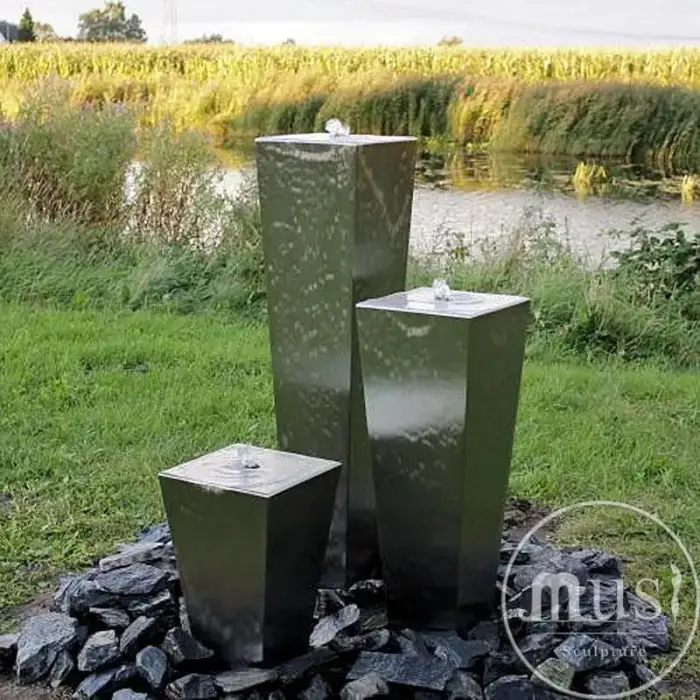 Stainless Steel Garden Waterfall