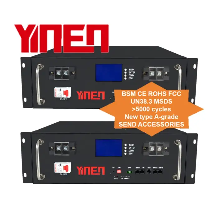 YINEN 48V 100Ah 200Ah 300Ah LiFePO4 Lithium Ion Batteries for Forklifts and Golf Carts