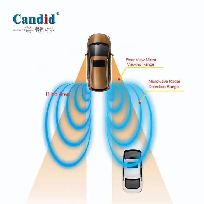 car front and rear side parking radar sensor