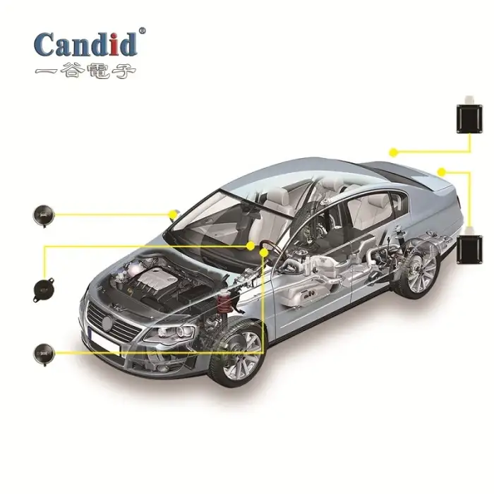 car front and rear side parking radar sensor