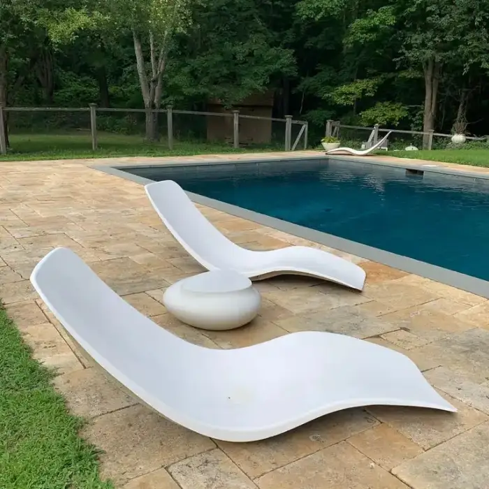 Fiberglass Pool Chaise Lounges Beach Lounger fiberglass