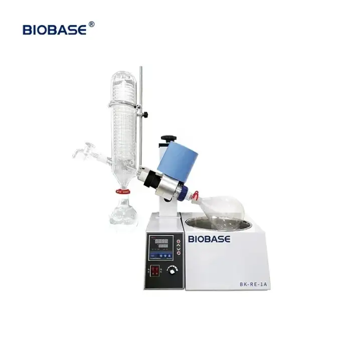 BIOBASE Mini Vacuum Rotary Evaporator With 0.5L 1L 2L Rotary Flask Vacuum Distillation Evaporator