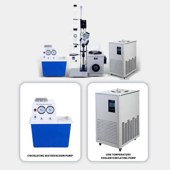 Buchi System Mini Vacuum 1l RE-201D Laboratory Digital Ethanol Rotary Evaporator