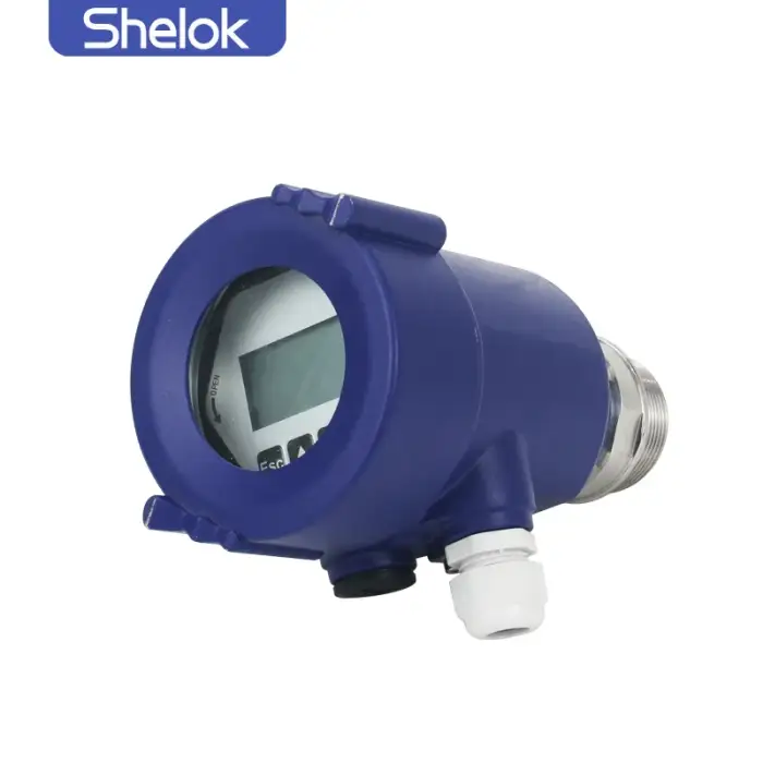 Shelok Industrial Radar Levels Detection Device Non Contact Level Sensor Rs485 80G Radar Level Gauge