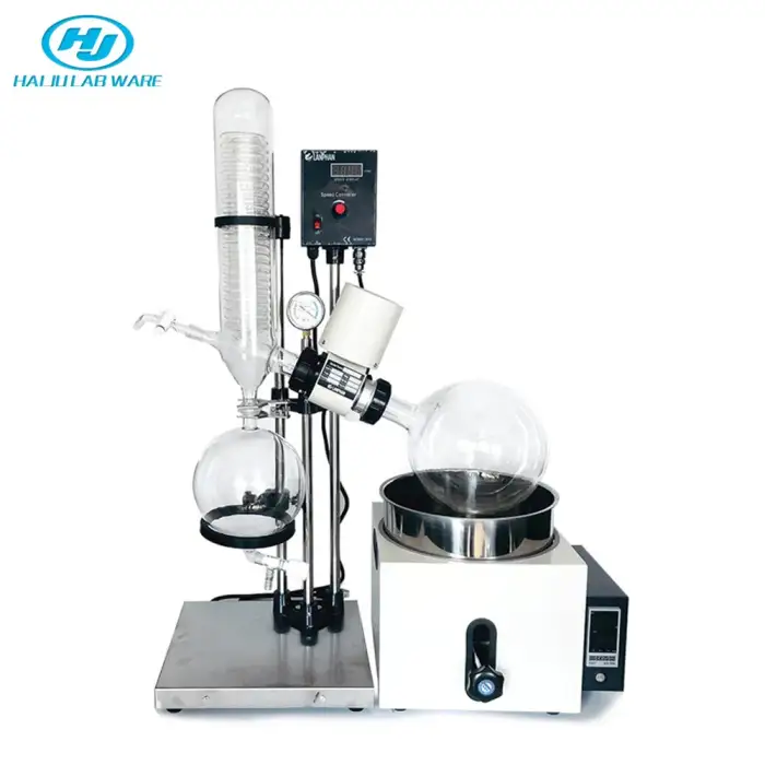 HAIJU LAB 5L Laboratory Vacuum Concentrator Ethanol Alcohol Distillation Equipment  Digital Rotary Evaporator