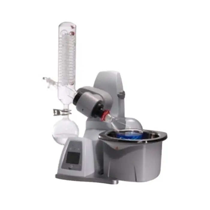 RE100-Pro precise  Chemical resistant double PTFE system industrial mini rotary evaporator with timer function