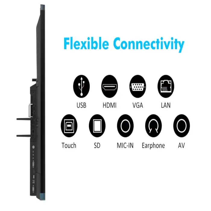 Interactive Flat Panel 4k Lcd Digital Interactive Smart Boards for Schools Teaching