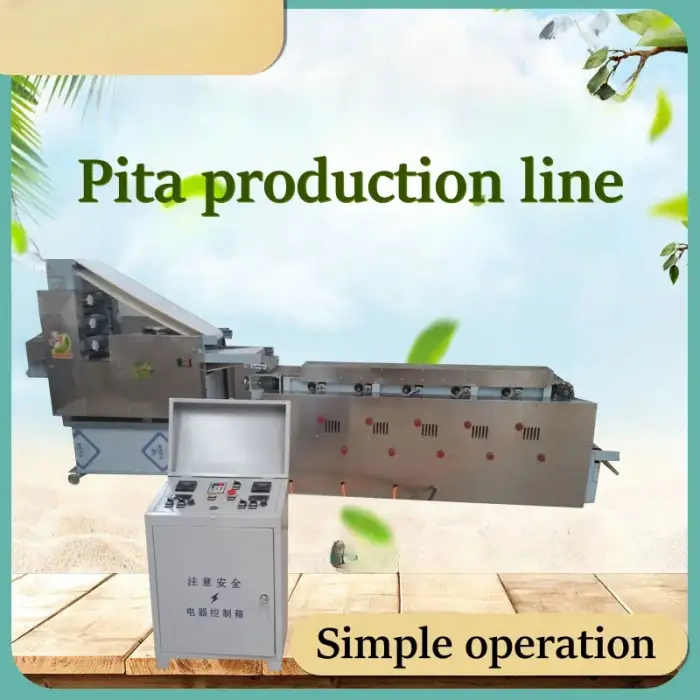 Full Automatic 30cm Turque Corn tortilla De Presse roti chapati making machine Pita Bread production line