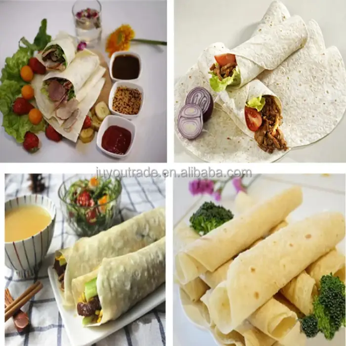 JUYOU Arabic Pita Naan Bread Paratha Chapati Roti Tortilla Making Machine Chapati Production Line