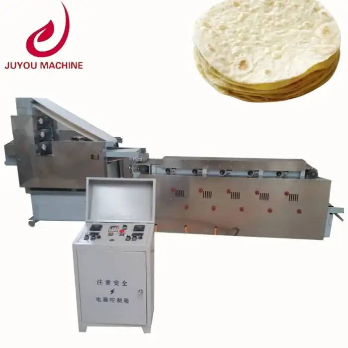 Full Automatic 30cm Turque Corn tortilla De Presse roti chapati making machine Pita Bread production line