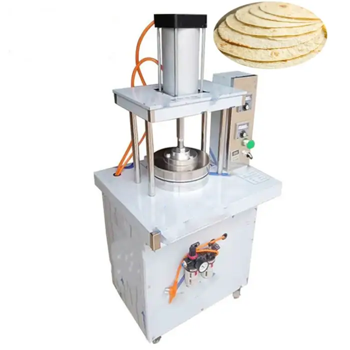 Pneumatic Tortilla Chapati Making Machine Automatic Arabic Pita Bread Roti Maker