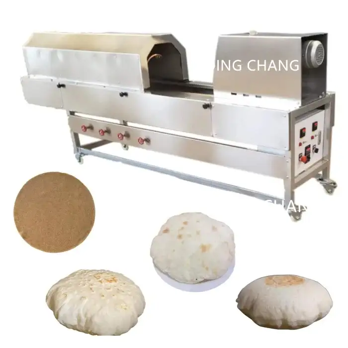 High efficiency roti chapati making machine paratha production line automatic tortilla press machine flat bread maker machine