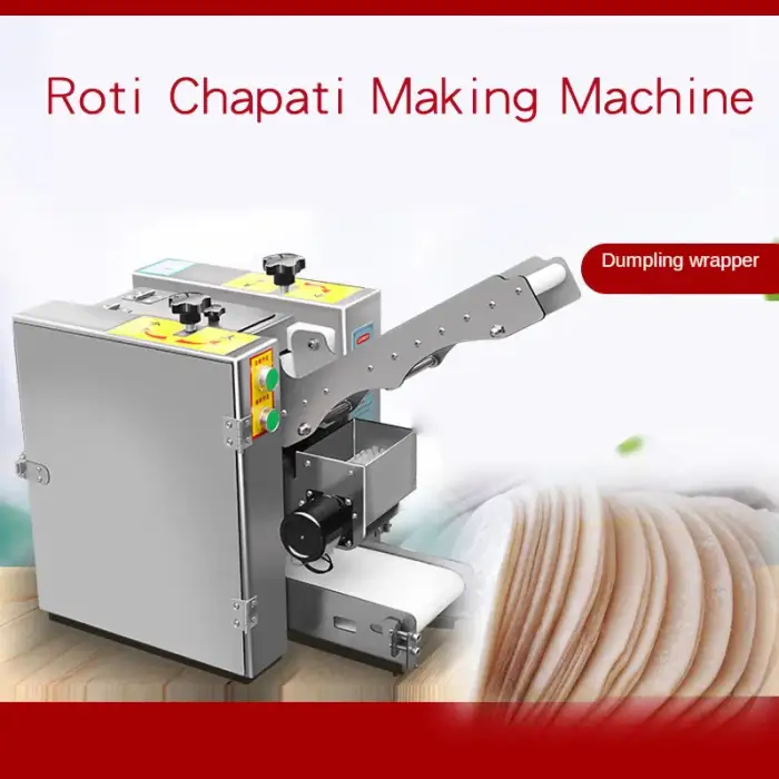 fully Dumpling Wrapper chapati Making automatic roti making machine Flour Corn Tortilla Maker Machine