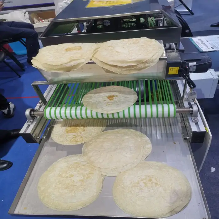 Fully Automatic Tortilla Making Machine Factory Price chapati paratha roti lavash flat bread taco shell making machine