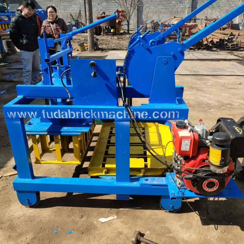 QM4-45 Diesel Mobile Block Machine Including One  Mould