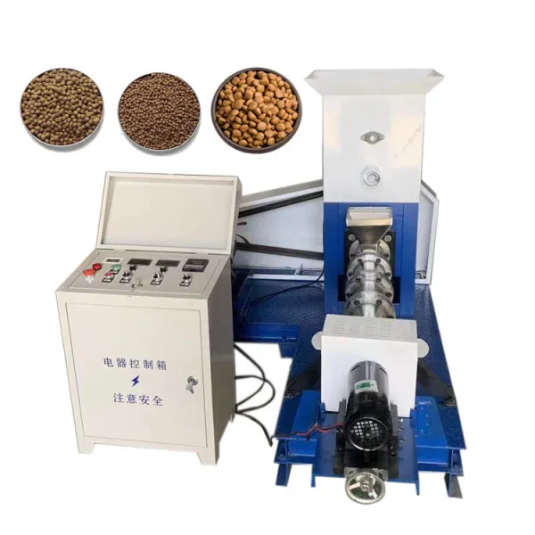 DF-40 60-70kg,h Dog Dry Pet Food Manufacture Machine Floating Fish Feed Food Processing Extruder