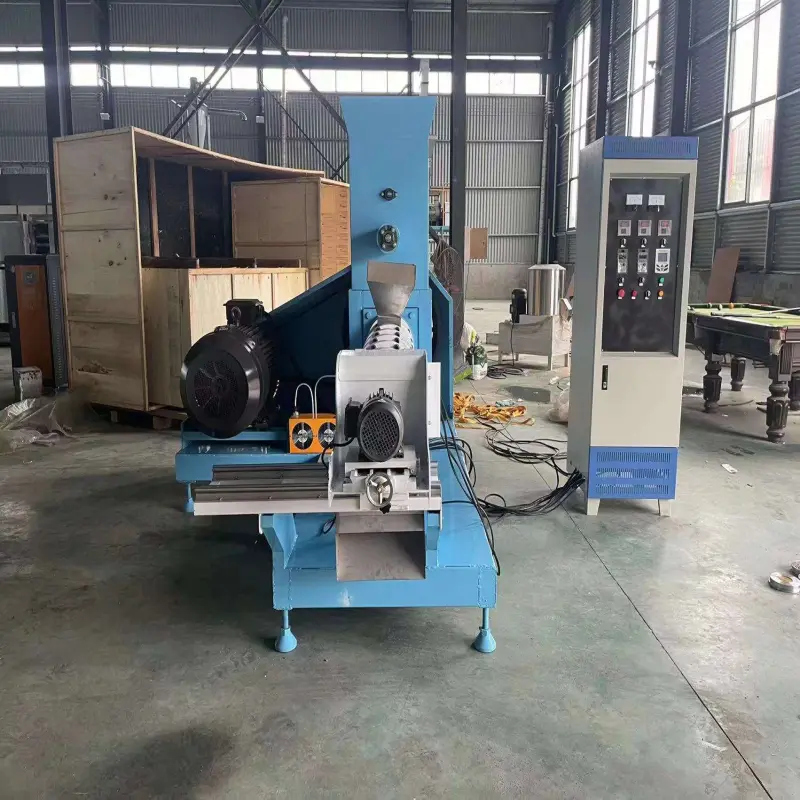 DF-40 60-70kg,h Dog Dry Pet Food Manufacture Machine Floating Fish Feed Food Processing Extruder