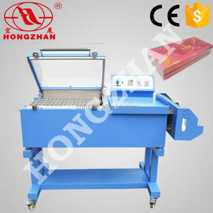 PP PE POF PVC cartons boxes 2 in 1 thermal shrink packaging machine