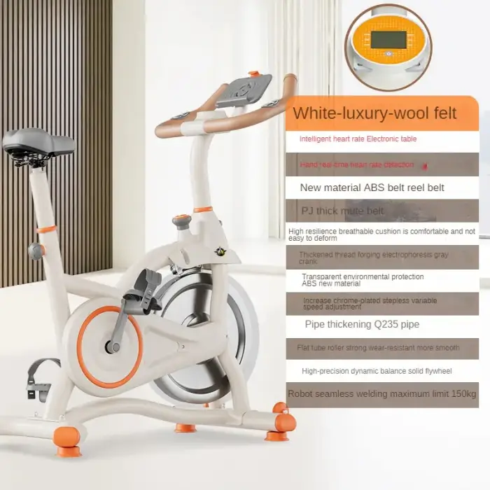 Smart Fat Burning Spinning Bike Magnetic Control Home Indoor Exercise Bike Fitness Equipment Weight Loss Silent Exercise Bike