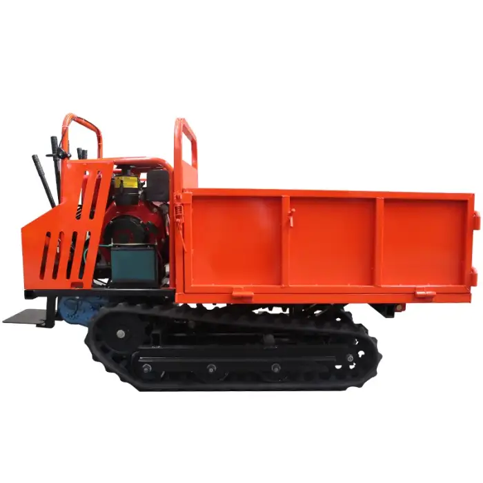 4T SL1500 Self Loading Power Handy Wheelbarrow Hydraulic Tipping Crawler Tracked Mini Dumper Concrete Truck Buggy