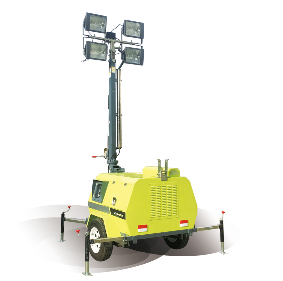 Chang Chai 3M78(6KW) Trailer-type lighting vehicle 9 meters, 1000W * 4 metal halide lamp  4TN4000