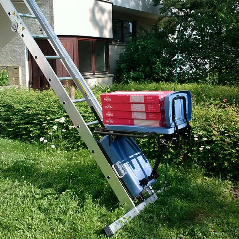 Elevated solar structure solar panel ladder lift hoidst elevator Size: 18m