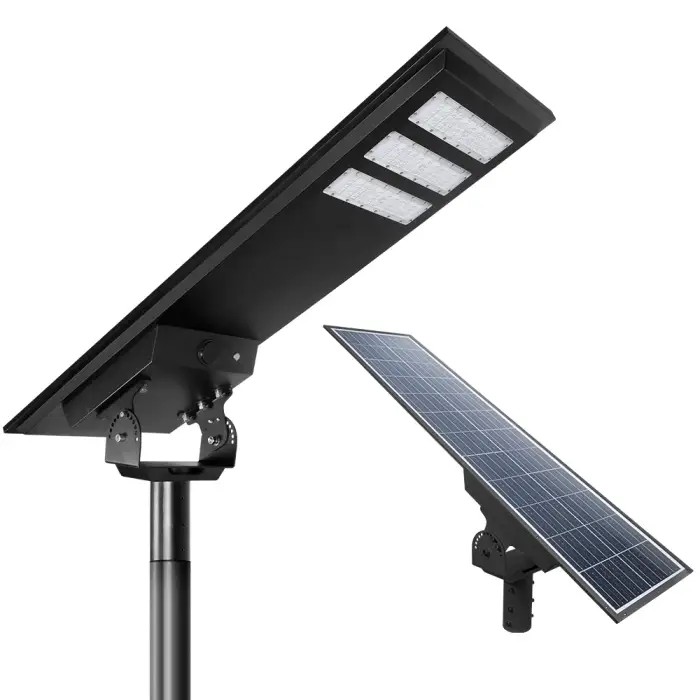 Battery powered efficient charging easy installation Angle adjustable induction switch solar led street lamp