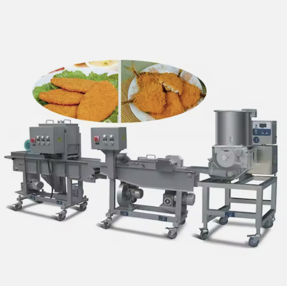 Commercial Beef Hamburger Processing Machines Automatic Burger Chicken Nuggets Production Line