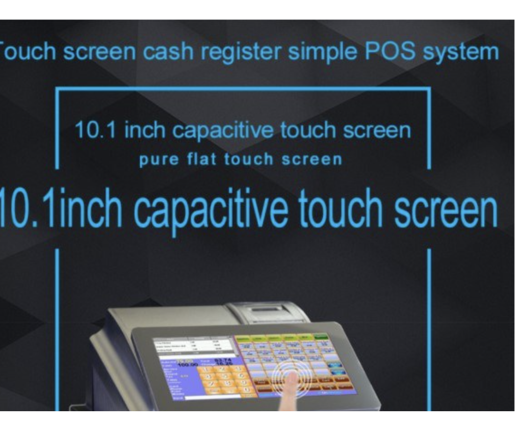 CY 20 all in one capacitive touch screen POS cash register 10 inch C86D