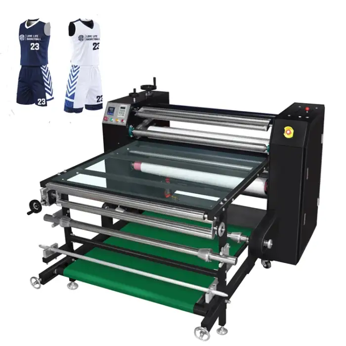 Multi Heat Press Machine 47' inch Transfer Width Calender Machine for Textile Fabric