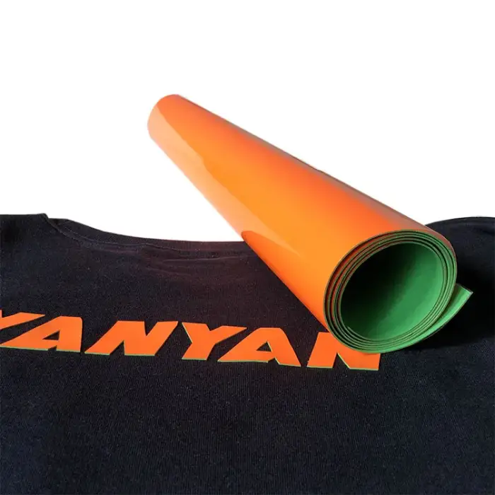 Vinyl Vinil Textil Heat Transfer Vinyl Roll Puff YY-963 3d Thick Heat Transfer Vinyl 3d TPU Flim