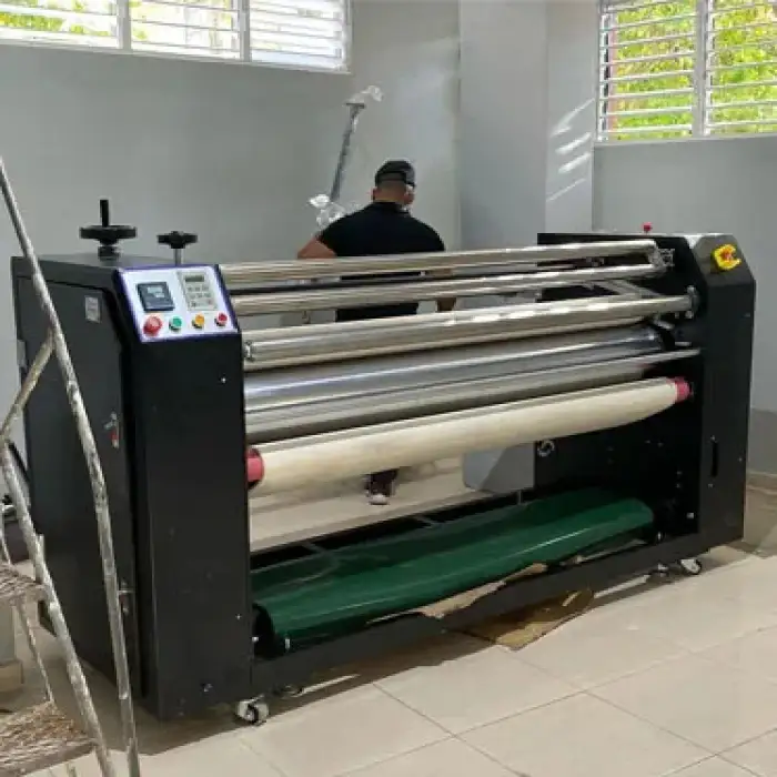 Multi Heat Press Machine 47' inch Transfer Width Calender Machine for Textile Fabric