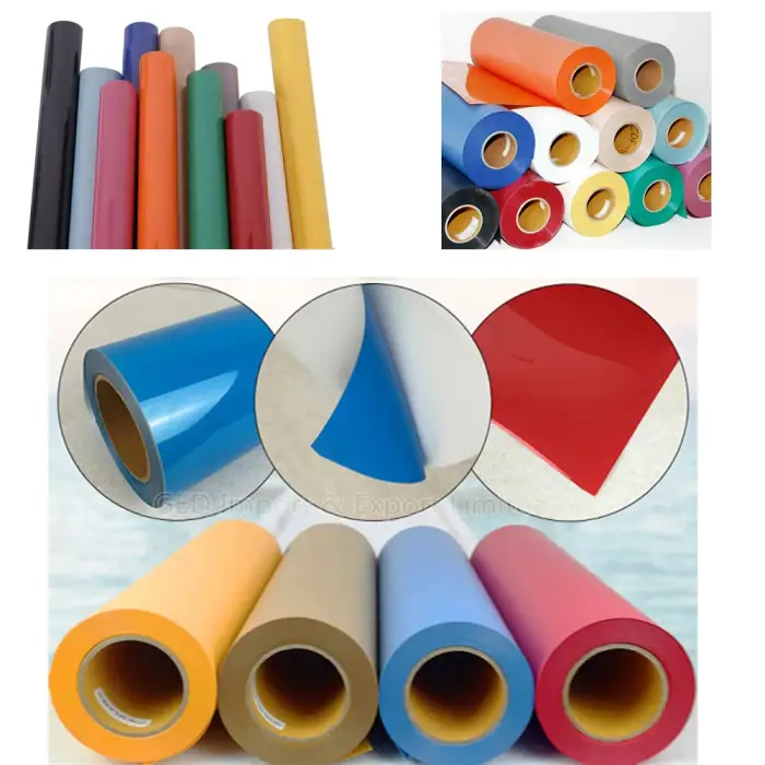 Guangzhou 0.5x25m PU PVC Flex Fabric Heat Transfer Flock Vinyl Roll Heat Press Film for Clothing Printing Label Car Sticker