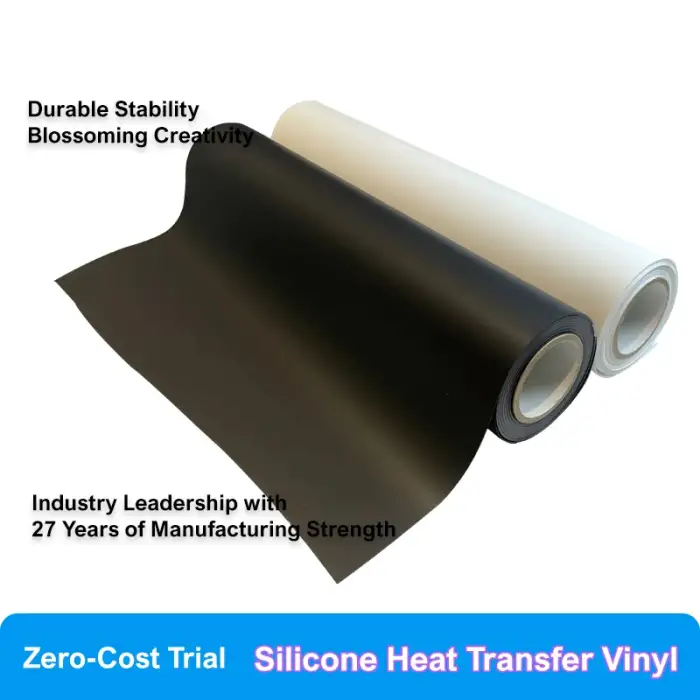 Silicone Heat Transfer Vinyl - 0.3mm for Clothing