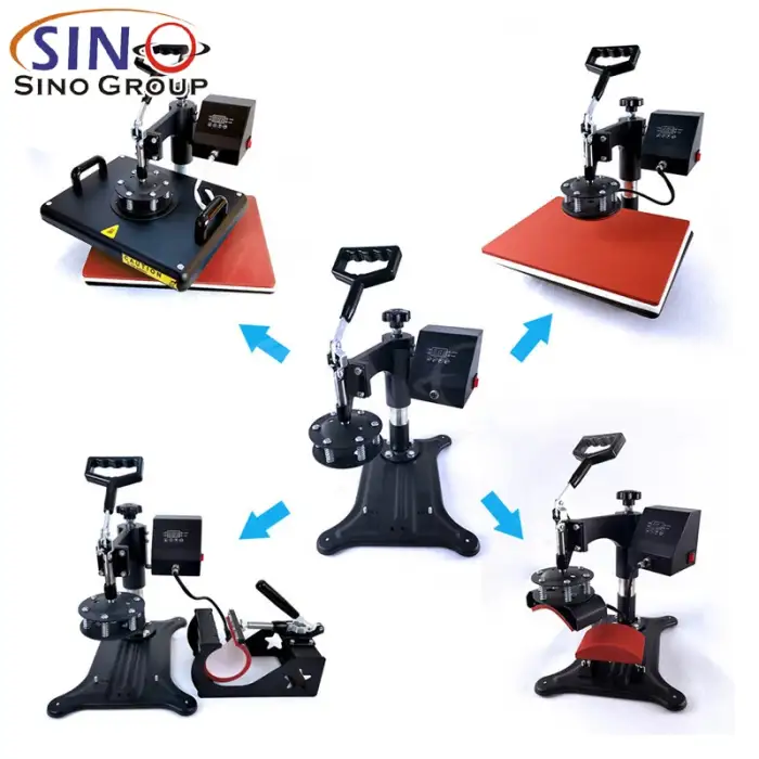 5-in-1 Automatic Heat Press Machine - Sublimation Printing for Versatile Applications