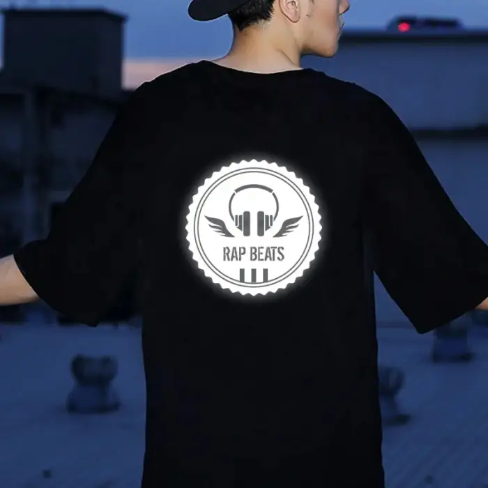 Reflective heat transfer vinyl film high reflection htv for t shirt