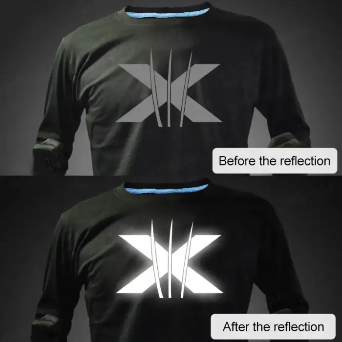 Reflective heat transfer vinyl film high reflection htv for t shirt