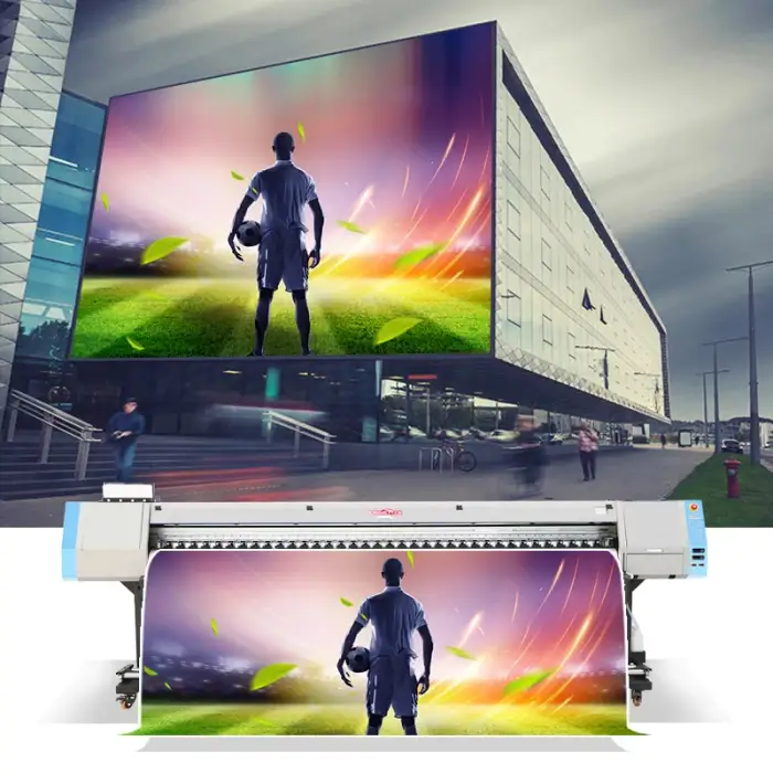 KJ-1600-I3200E1 3500W 3.2m Photo Quality Heat Transfer Vinyl Banner Paper Mini Eco Solvent Printer