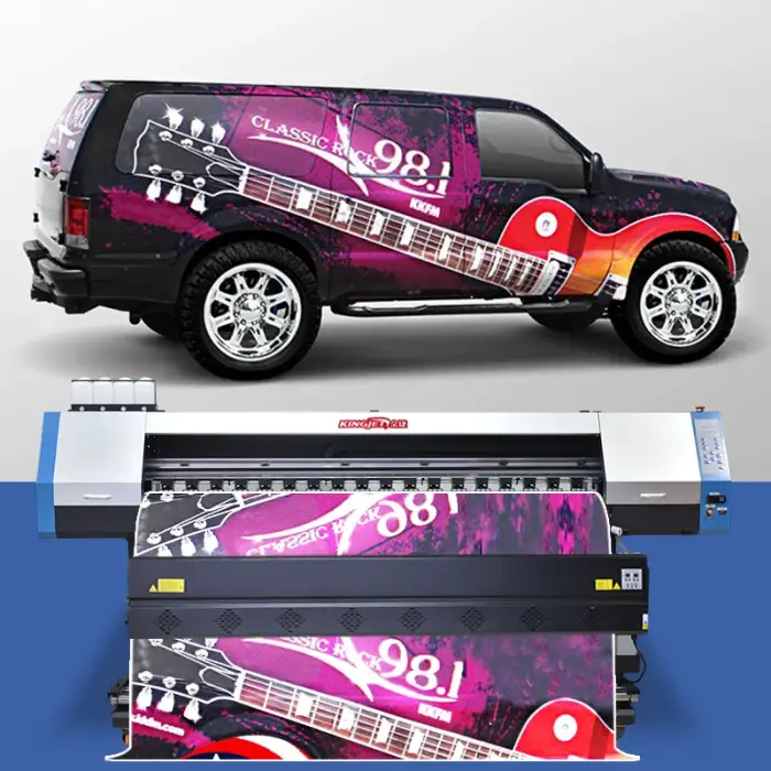 KJ-1600-I3200E1 3500W 3.2m Photo Quality Heat Transfer Vinyl Banner Paper Mini Eco Solvent Printer