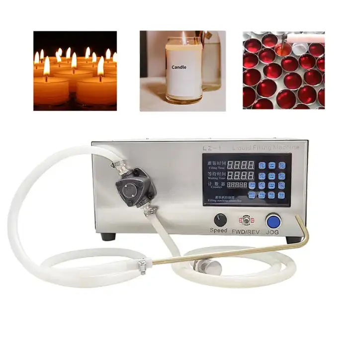 LZ-1 High Quality Wax Candle Pot Pump Filler Filling Machine Electric Candle Making Machine