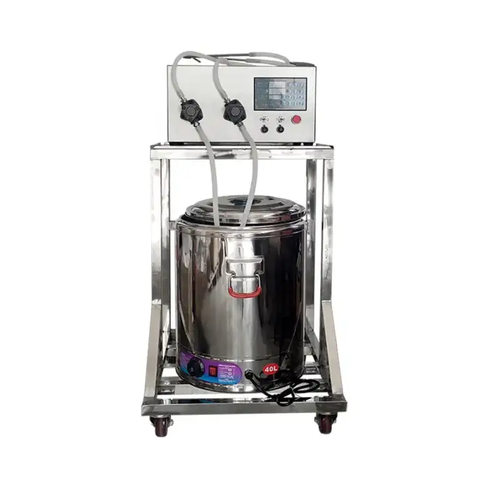 40L-41CMX36CMX20CM Semi Auto Desktop Candle Making Hot Paraffin Wax Pouring Machine, Small Diffuser Filling Heat Pumper wax dispenser