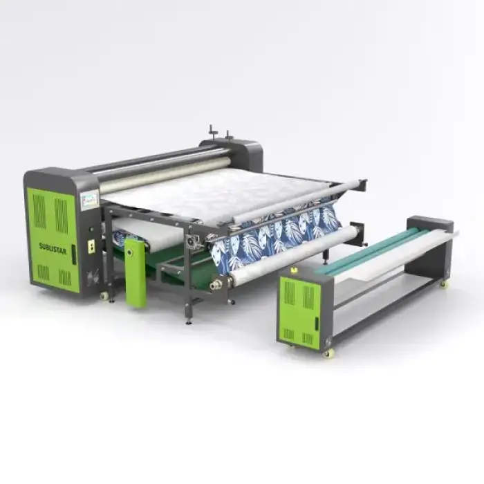 SUBLISTAR 420mm Drum Diameter 1900mm transfer width heat transfer rotary oil heat press sublimation machine - Machine only