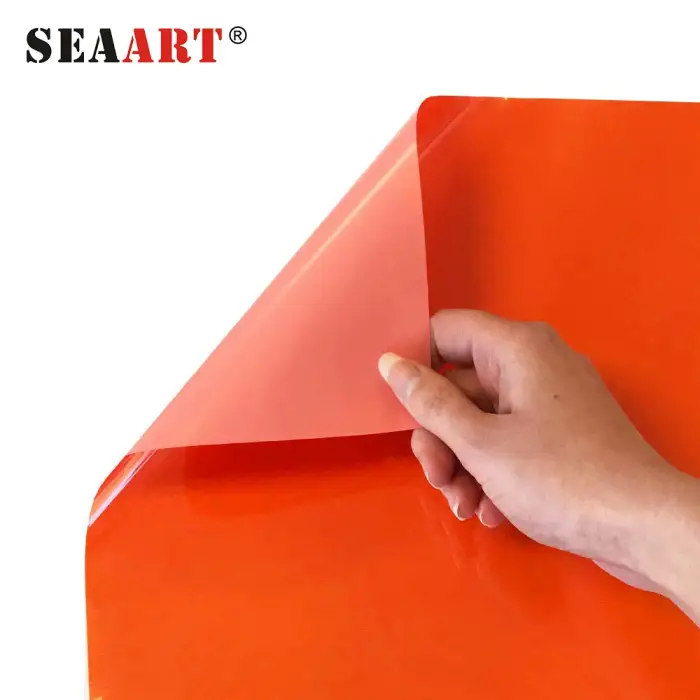 S907 Orange Nice Green Matt Colors Wholesale Factory Heat Transfer Vinyl For USA Market Only