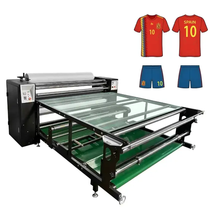 42/170 180cm rotary calendar sublimation heat transfer machine for garment textile fabric