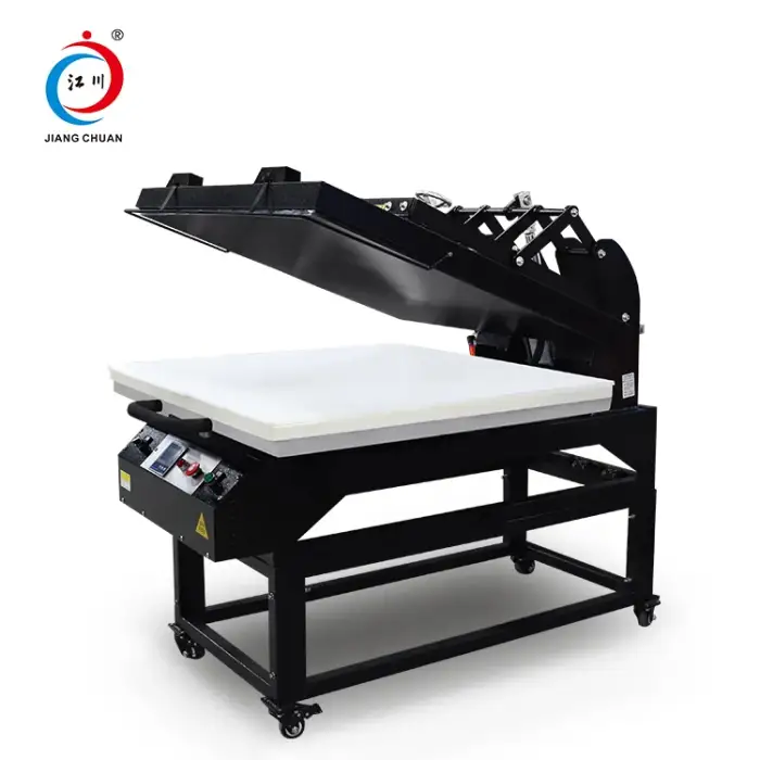 80x100cm and 100x120cm large format sublimation heat press Automatic Fabric T-shirt Flat Heat transfer machine