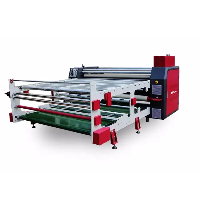 multi-color fabric roller heat transfer machine