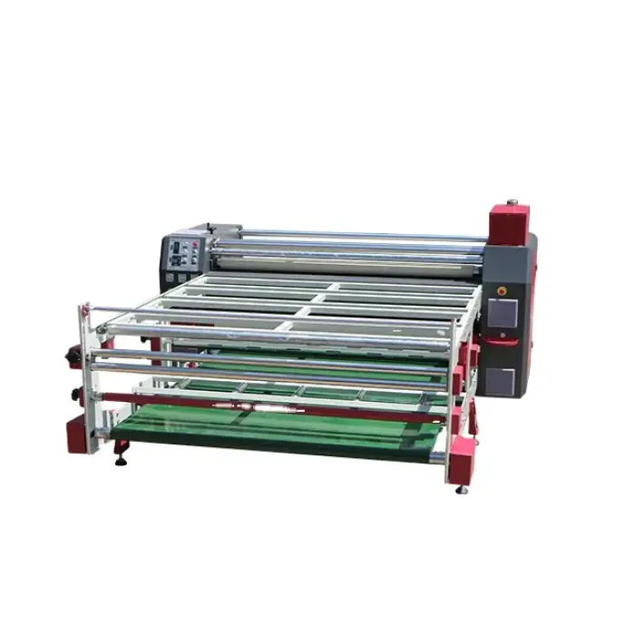 multi-color fabric roller heat transfer machine