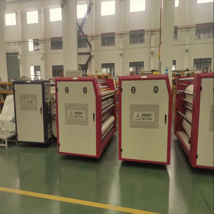 1.6m 1.8m italy technology europe quality 1000mm drum efficient heat transfer machine 2.6m 3.2m thermal heat press for fabric PD-1800D-1000