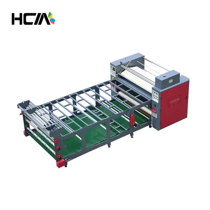 multi-color fabric roller heat transfer machine